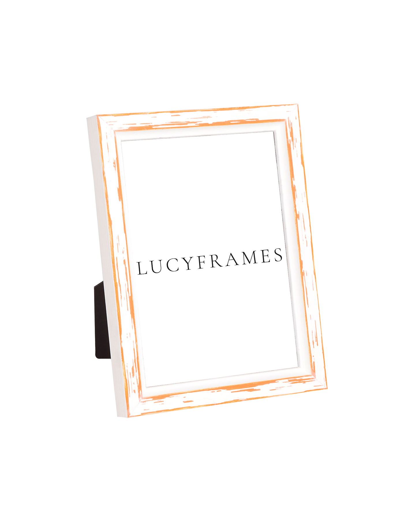 Tabitha Orange and White Frame