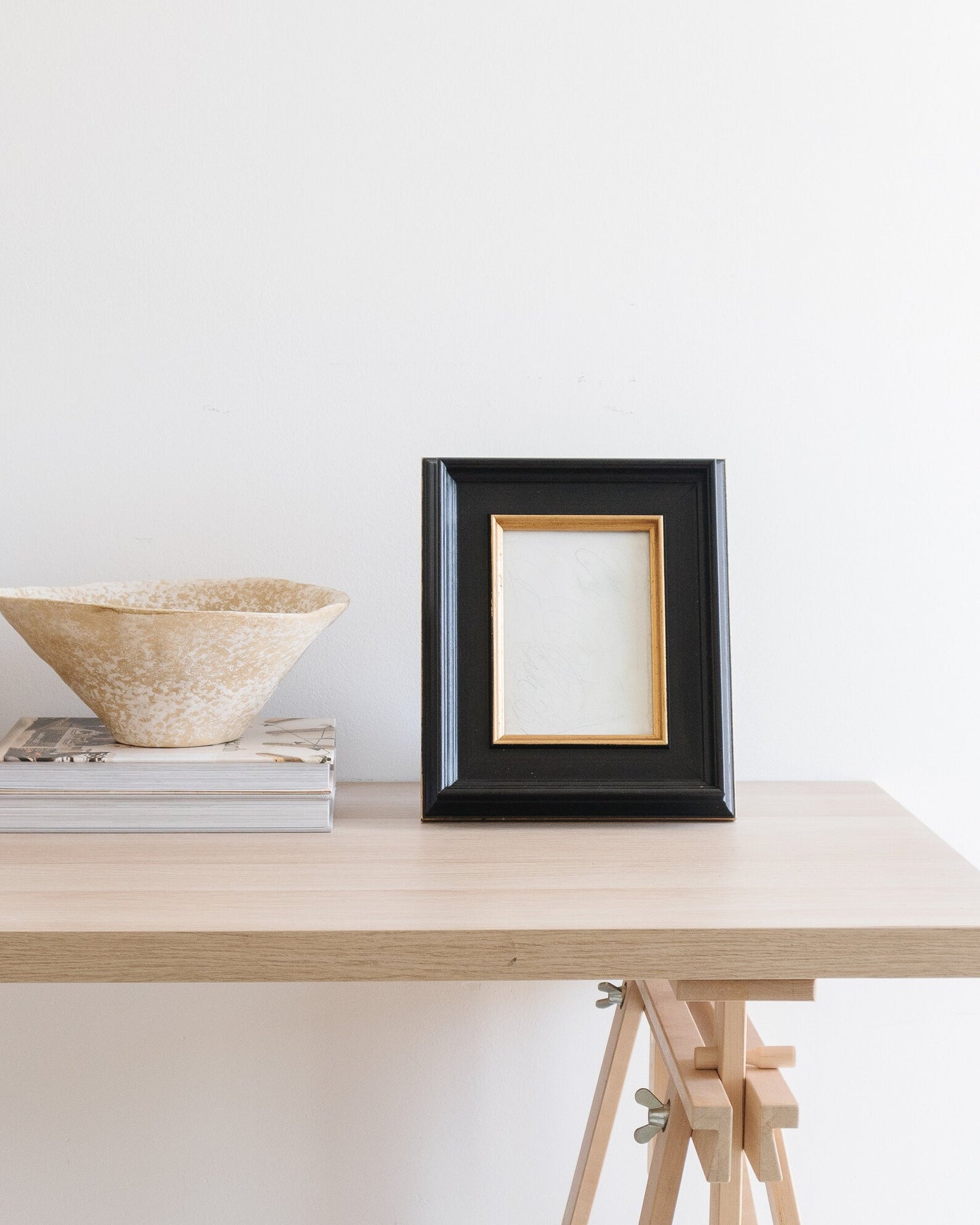 Olivia Black and Gold Frame