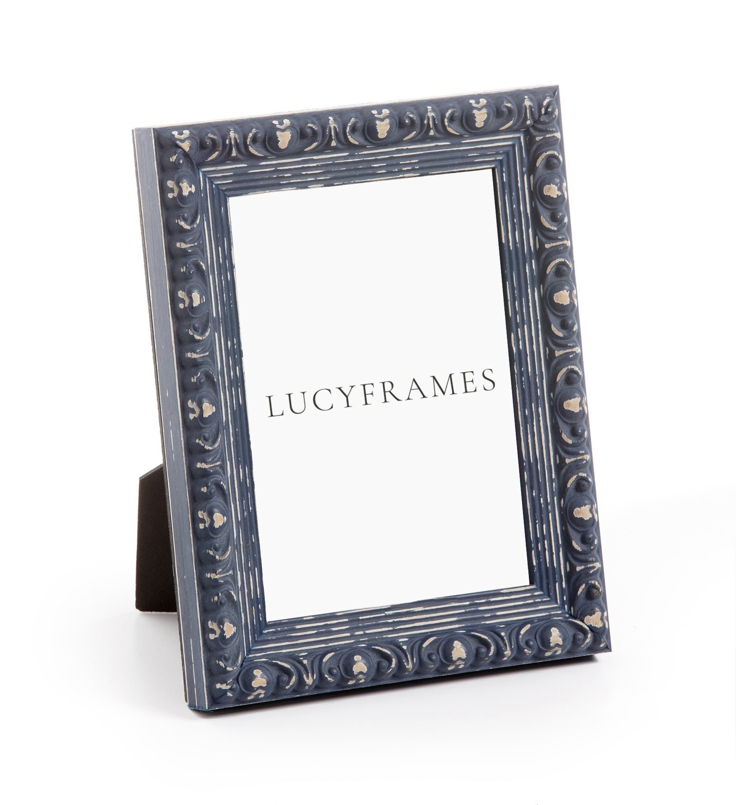 Antique Ornate Blue Frame