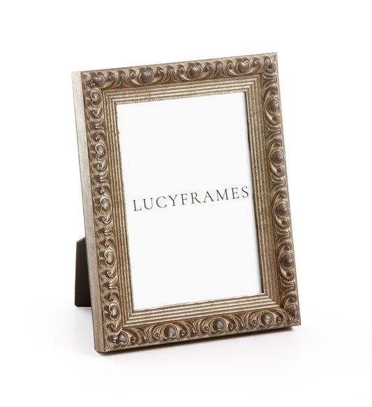 Antique Ornate Silver Frame