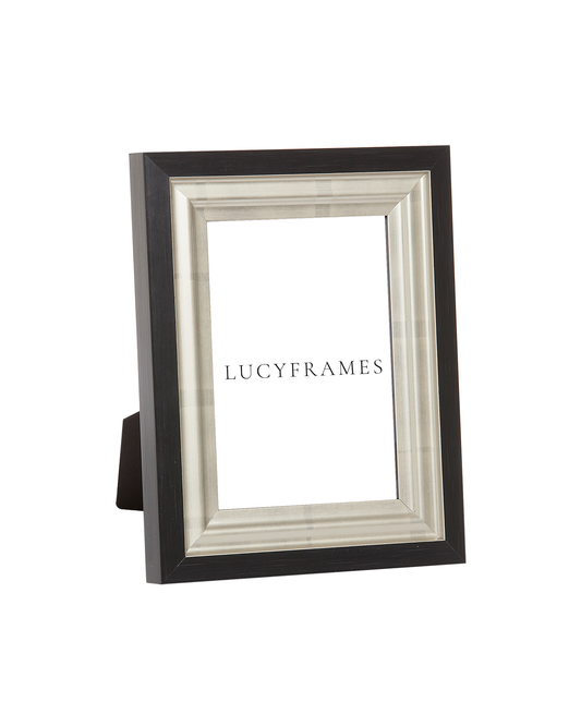 Blanca Black and Silver Frame