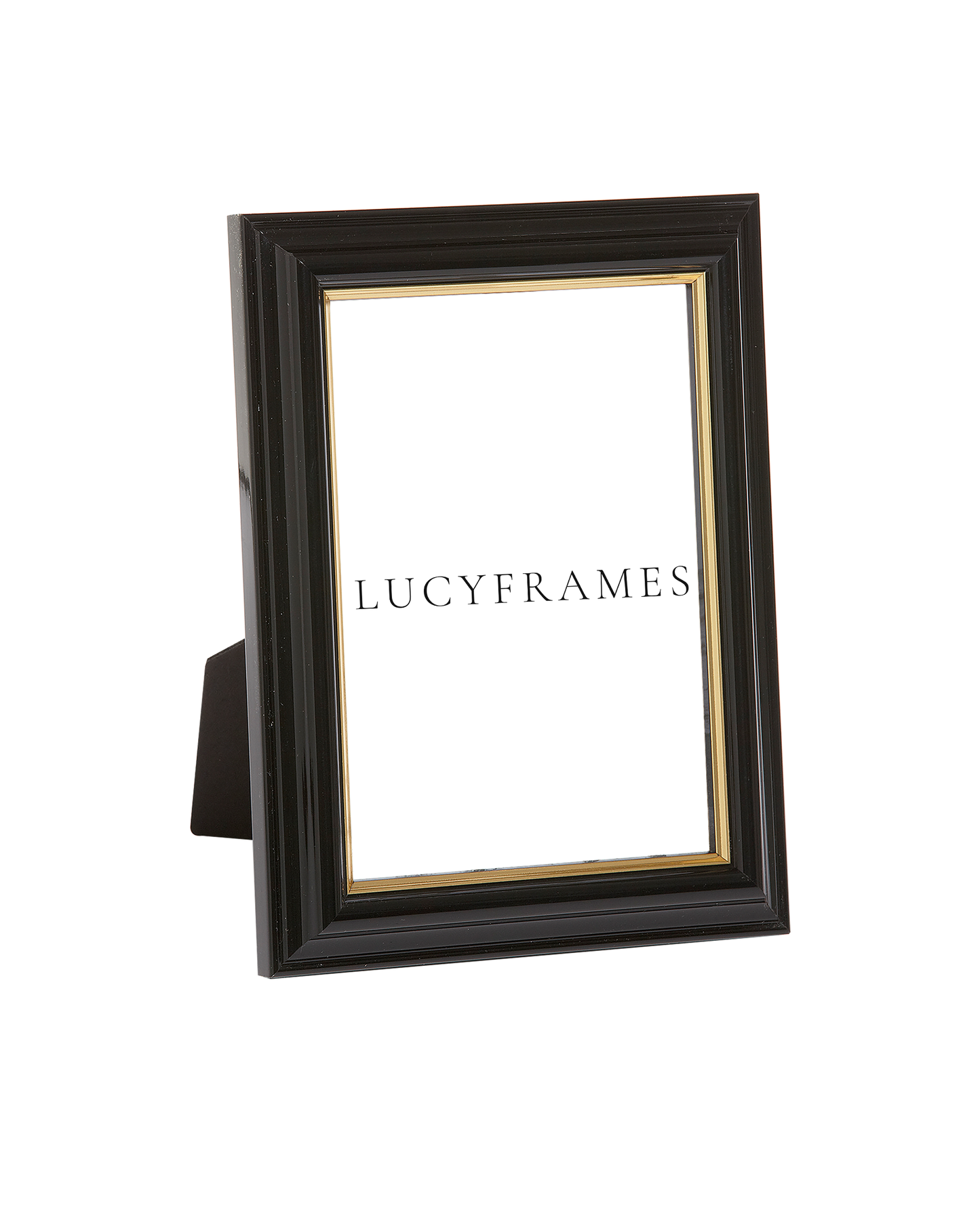 Jade Black and Gold Frame