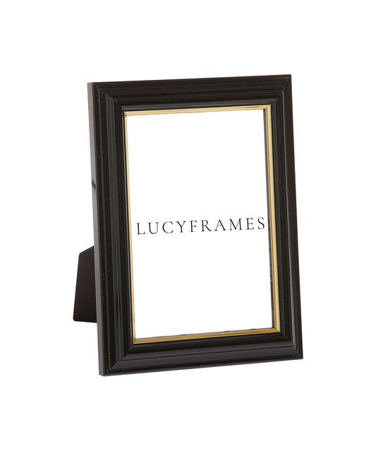 Jade Black and Gold Frame