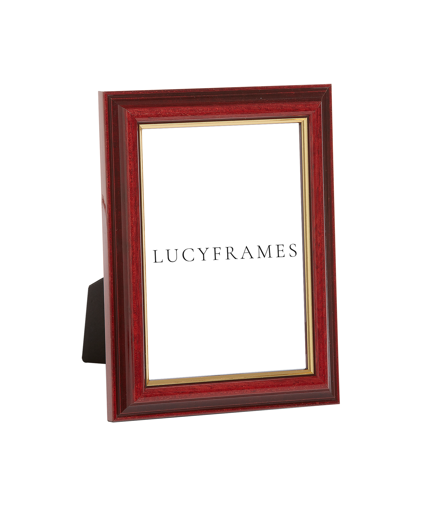 Jade Red and Gold Frame