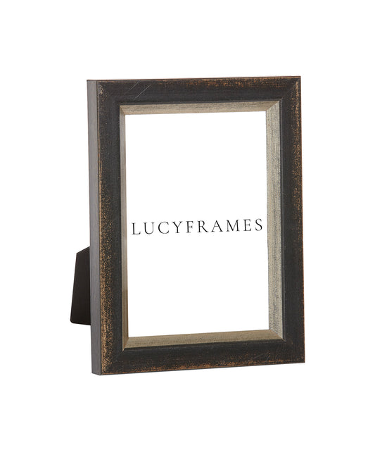 Kenya Black and Silver Frame